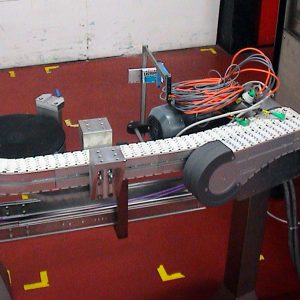 SATEM automazione industriale linea trasferimento flaconi